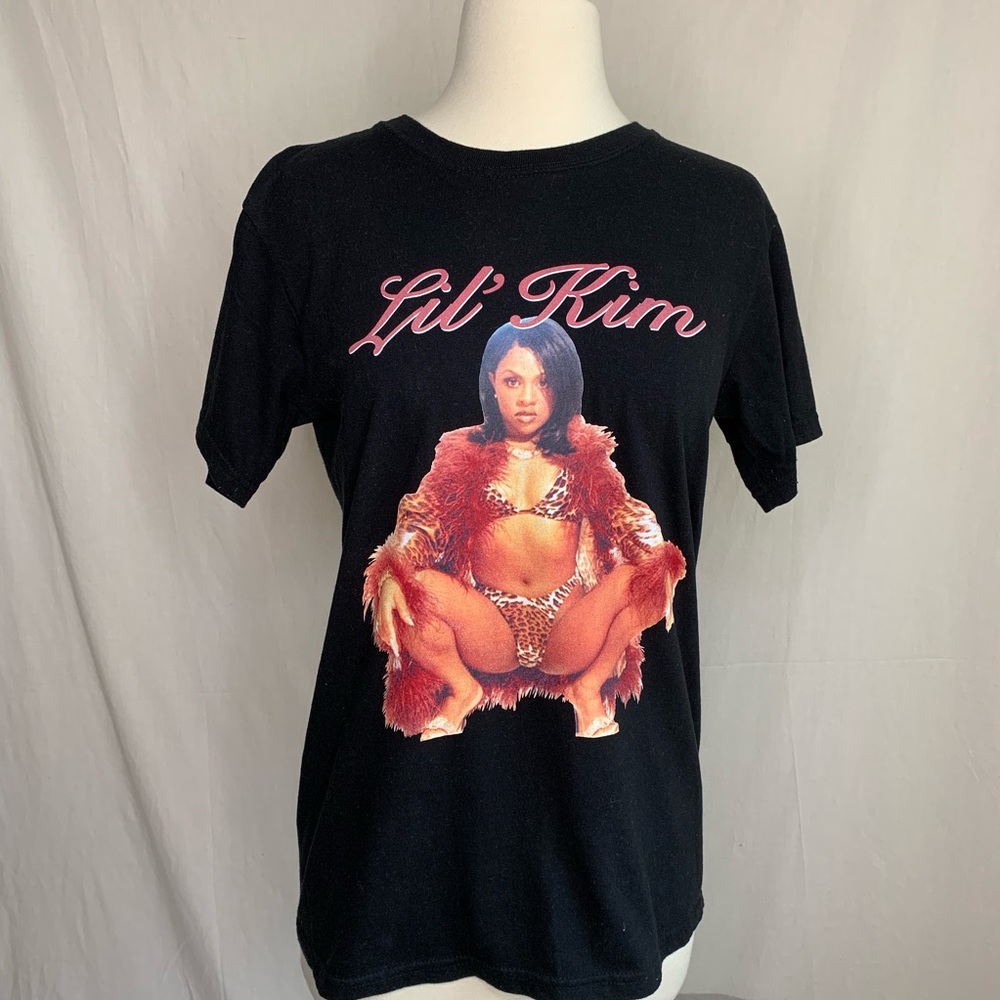Lil Kim graphic retro T-shirt size small black - Picture 2 of 8